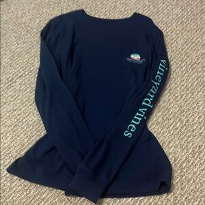 Vineyard Vines Navy Long Sleeve Shirt